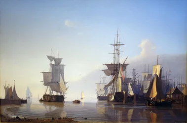 Marine met zeilschepen