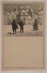 Schoorsteenvegers. Nr. 16 in Chr. Winther en M. Rørbye, "25 Afbeeldingen voor kleine kinderen"