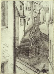 De Stiegengasse in Karlsbad