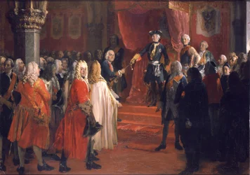 Eerbetoon aan de Silezische standen