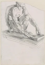 De slijpende Skythe (afgietsel naar het origineel in de Uffizi in Florence)