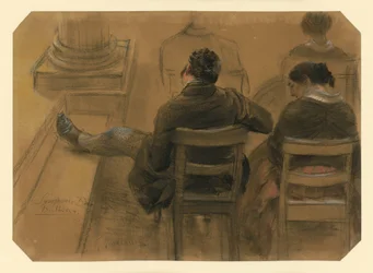 Toeschouwers in de concertzaal