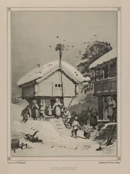 Illustratie uit het boek Noorwegen voorgesteld in tekeningen van Asbjørnsen, P.Chr. en uitgegeven door Chr. Tønsberg (no, 1848)