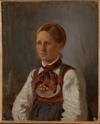 Portret van Gunild Olsdatter uit Tinn