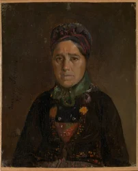 Portret van Ingeborg Skjønne uit Numedal
