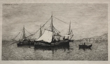 Boten van Cabotage Kusten van Italië