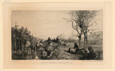 Oevers van de Beek bij Rossillon