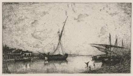 Kanaal bij Martigues, 1872