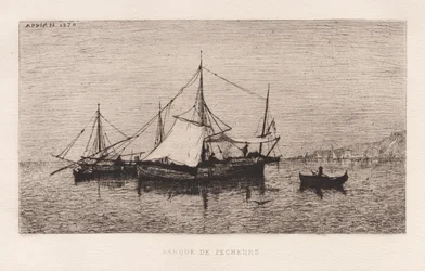 Vissersboot/Kustvaartboot (Italiaanse Kust) (Barque de Pêcheurs/Barque de Cabotage (Côtes d