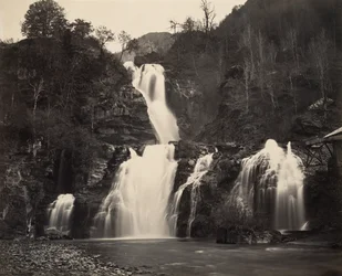 Watervallen van de Reichenbach, ca. 1860