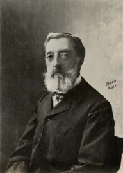 Portret van de Franse schilder Jean Andre Rixens ( 1846