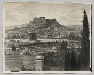 Uitzicht op de Akropolis