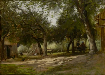 Landschap met een boerenerf