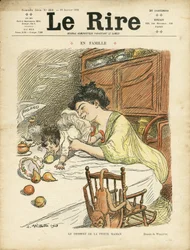 Illustratie van Adolphe dit Willette (1857-1926) voor de omslag van Le Rire