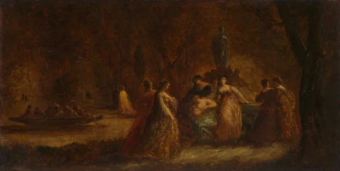 Een bosfeest, ca. 1853-1857 of ca. 1862