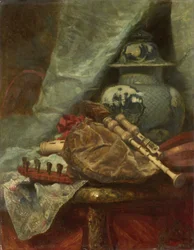 Stilleven met doedelzak