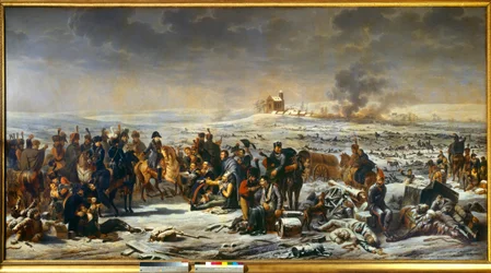 Campagne van Pruisen en Polen (1806-1807) Napoleon I (1769-1821) op het slagveld van Eylau 9/02/1807