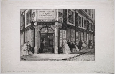 Hoofdkwartier van de Société des Aquafortistes, 1864