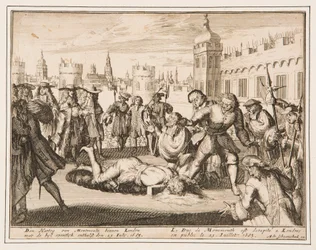 De executie van de hertog van Monmouth
