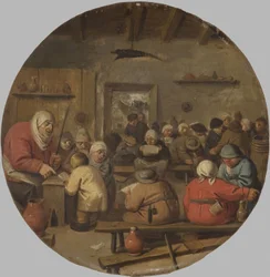 Interieur van een school