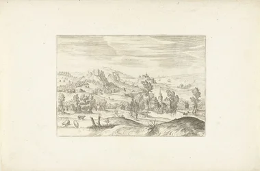 Landschap met een beekje