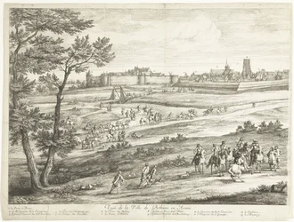 Gezicht op Bethune (linkerblad)