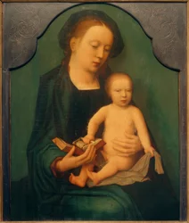 Zittende Madonna met het Christuskind