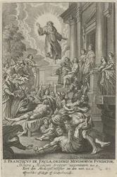H. Franciscus van Paola geneest de zieken