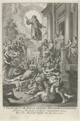 H. Franciscus van Paola geneest de zieken