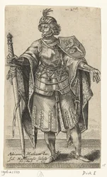 Portret van Dirk I, graaf van Holland - Graven en gravinnen van Holland (serietitel)