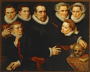 Portret van een familie ...