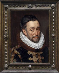 Willem de Zwijger (Willem I, Prins van Oranje) - Portret van Willem I van Oranje-Nassau Prins van Oranje (Willem van Oranje (1533-1584). Willem van Nassau, Prins van Oranje, bekend als Willem de Zwijger, stichter van het huis Oranje-Nassau