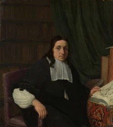 Portret van een verzamelaar, mogelijk Constantijn Sennepart (1625-1703)