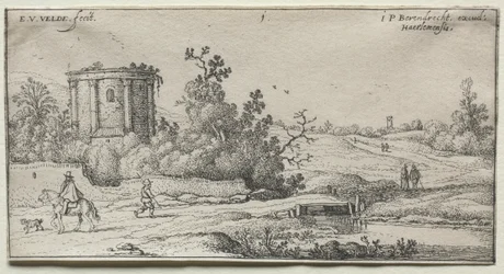 De Weg bij de Kleine Ronde Tempel