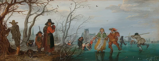 Winter (Plezier op het ijs). 1625