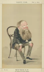 Mr Wilkie Collins (kleurenlitho)