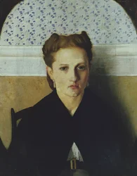 Portret van de vrouw van de kunstenaar