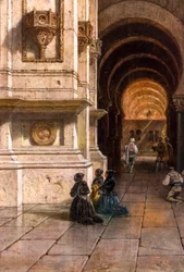 Interieur van de moskee van Córdoba