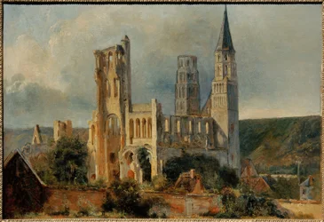 Ruïnes van de abdijkerk van Jumièges