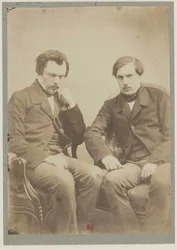 De gebroeders Goncourt, ca. 1855