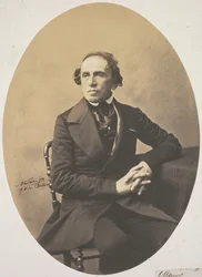 Portret van Giacomo Meyerbeer (1791-1864)