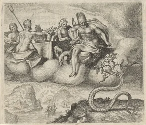 Fabel van Jupiter en de slang