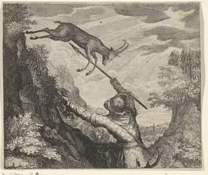 Fabel van de gems en de jager