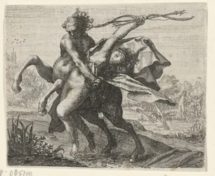 Fabel van de ontvoering van een vrouw door een centaur