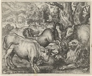 Fabel van de oude leeuw