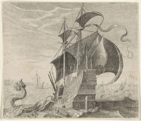 Fabel van het schip en de walvis