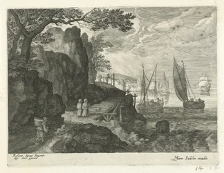Gezicht op een haven (Landschappen uit Tirol)
