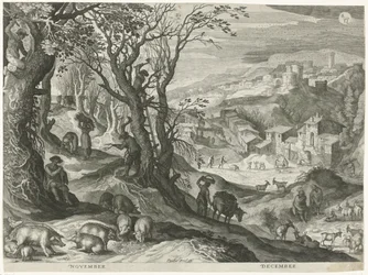 November en december. De twaalf maanden in zes Italiaanse landschappen (series title)