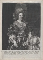 Laura Dianti met een zwarte page, 1600-1627.