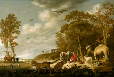 Orpheus speelt voor de dieren
